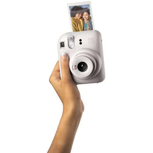 Fujifilm INSTAX MINI 12 Instant Film Camera (Clay White) - 7